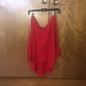 Vera&Lucy Red Slouchy Shirt